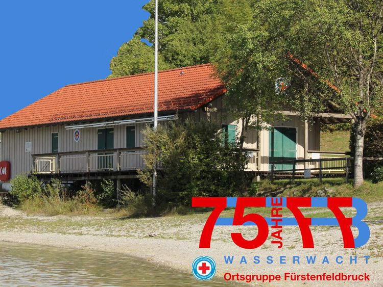 75 Jahre Wasserwacht FFB Logo